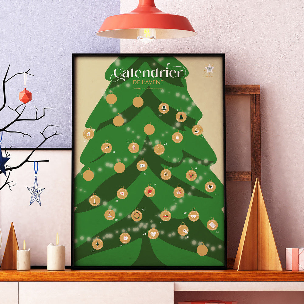 Calendrier de l'Avent à Gratter en Solo - Calendrier Original