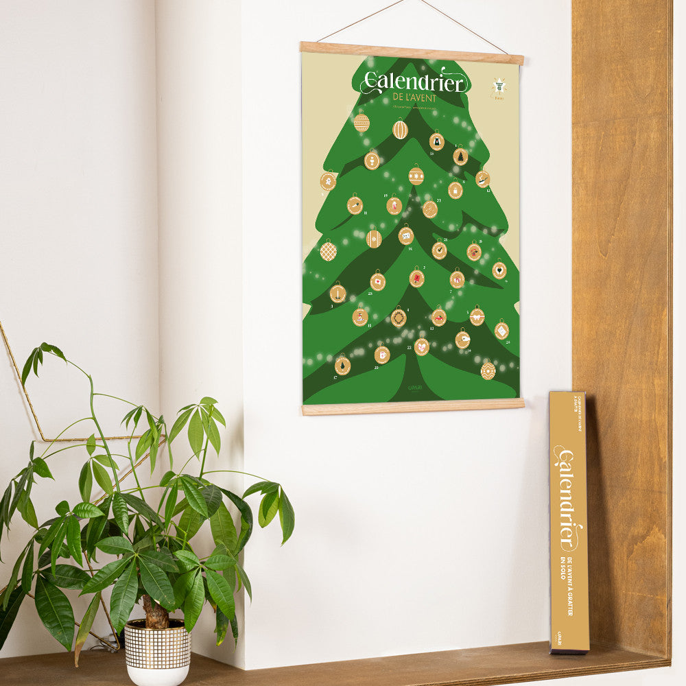 Calendrier de l'Avent à Gratter en Solo - Calendrier Original