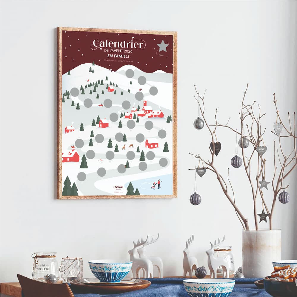 Calendrier de l'Avent à gratter en famille 2026 Opari – photo 5