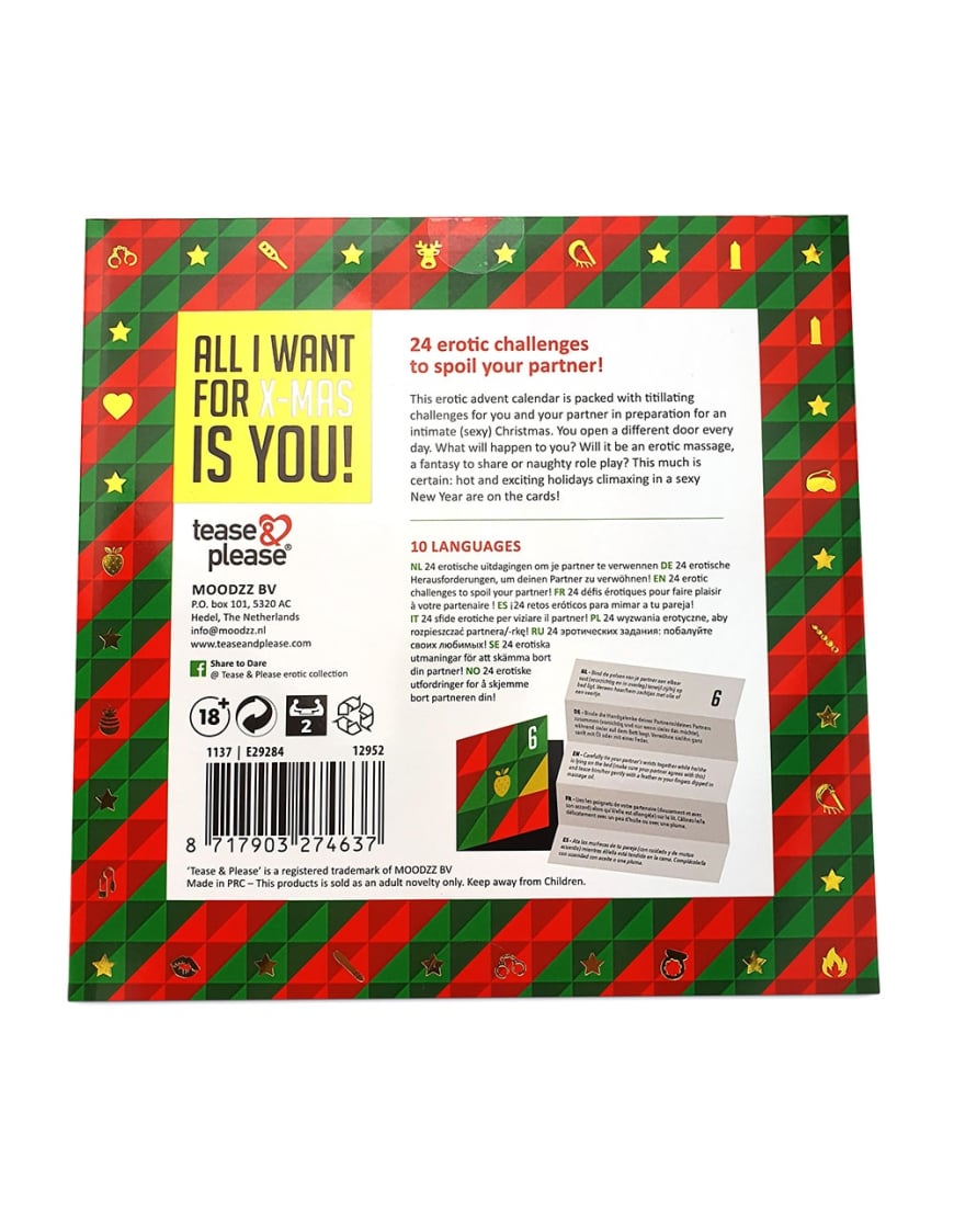 Calendrier de l’Avent All I Want For X-Mas Is You! - Tease & Please