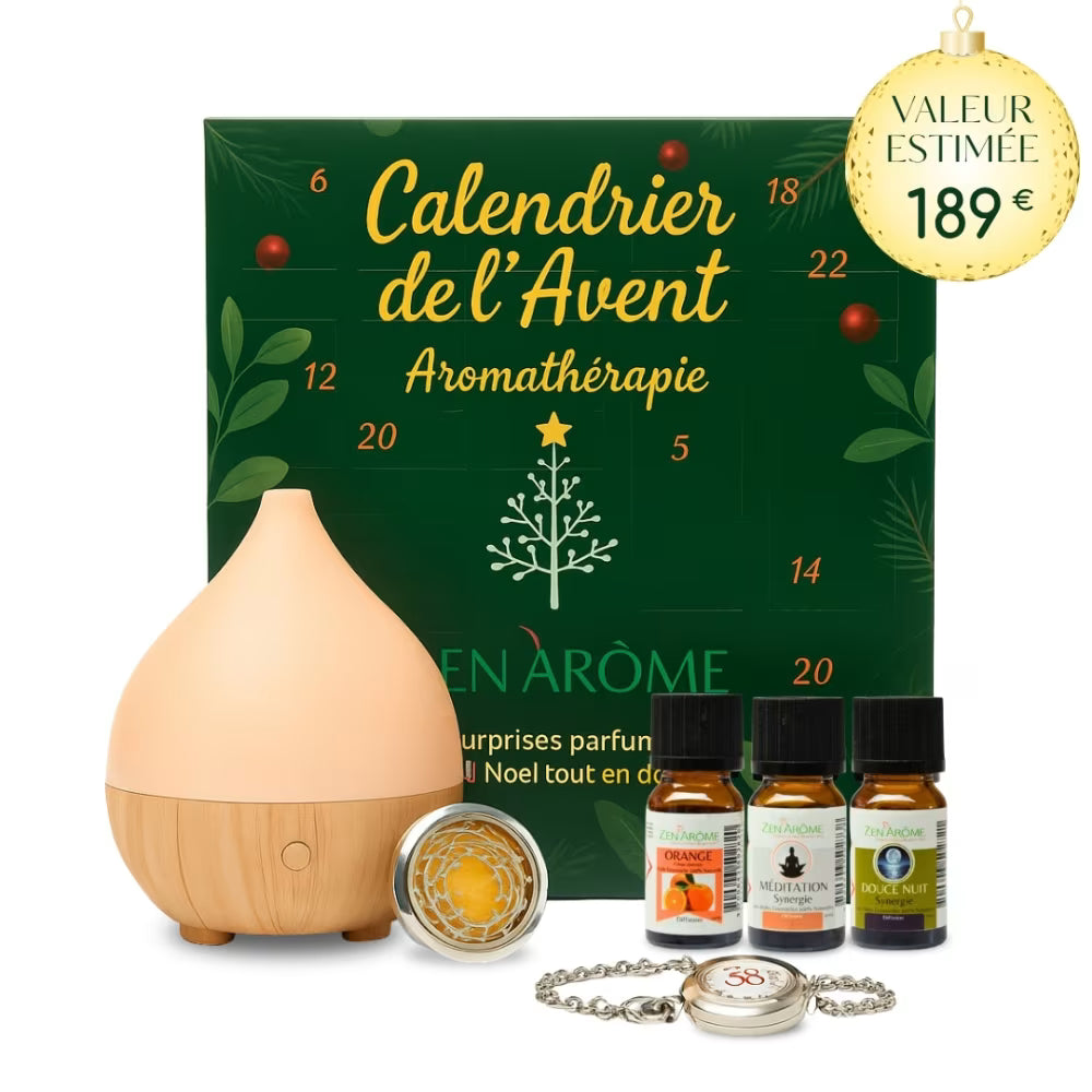 Calendrier de l’Avent Aromathérapie -  24 Jours de Bien-Être Naturel - Zen’Arôme
