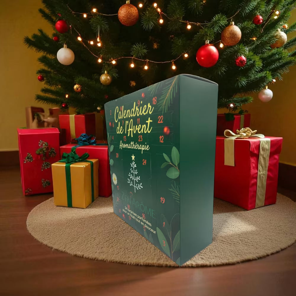 Calendrier de l’Avent Aromathérapie -  24 Jours de Bien-Être Naturel - Zen’Arôme