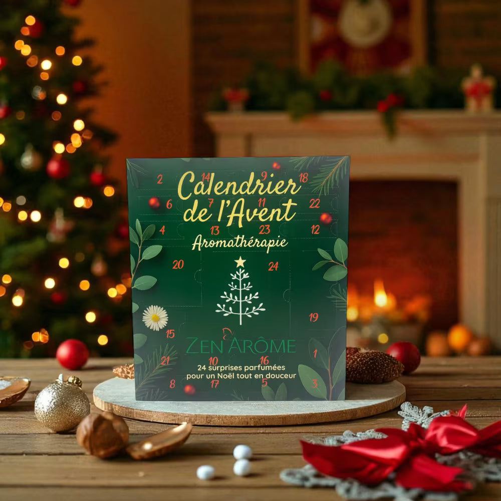 Calendrier de l’Avent Aromathérapie -  24 Jours de Bien-Être Naturel - Zen’Arôme