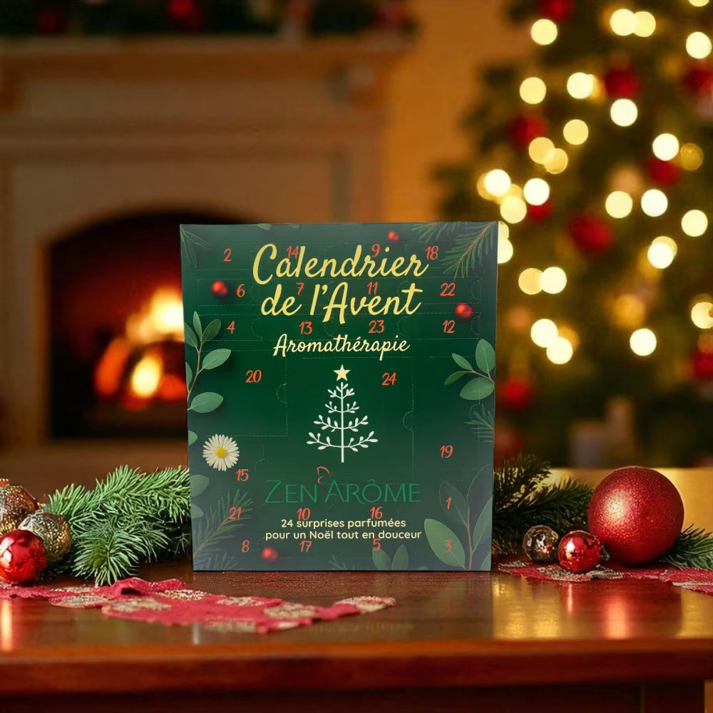 Calendrier de l’Avent Aromathérapie -  24 Jours de Bien-Être Naturel - Zen’Arôme