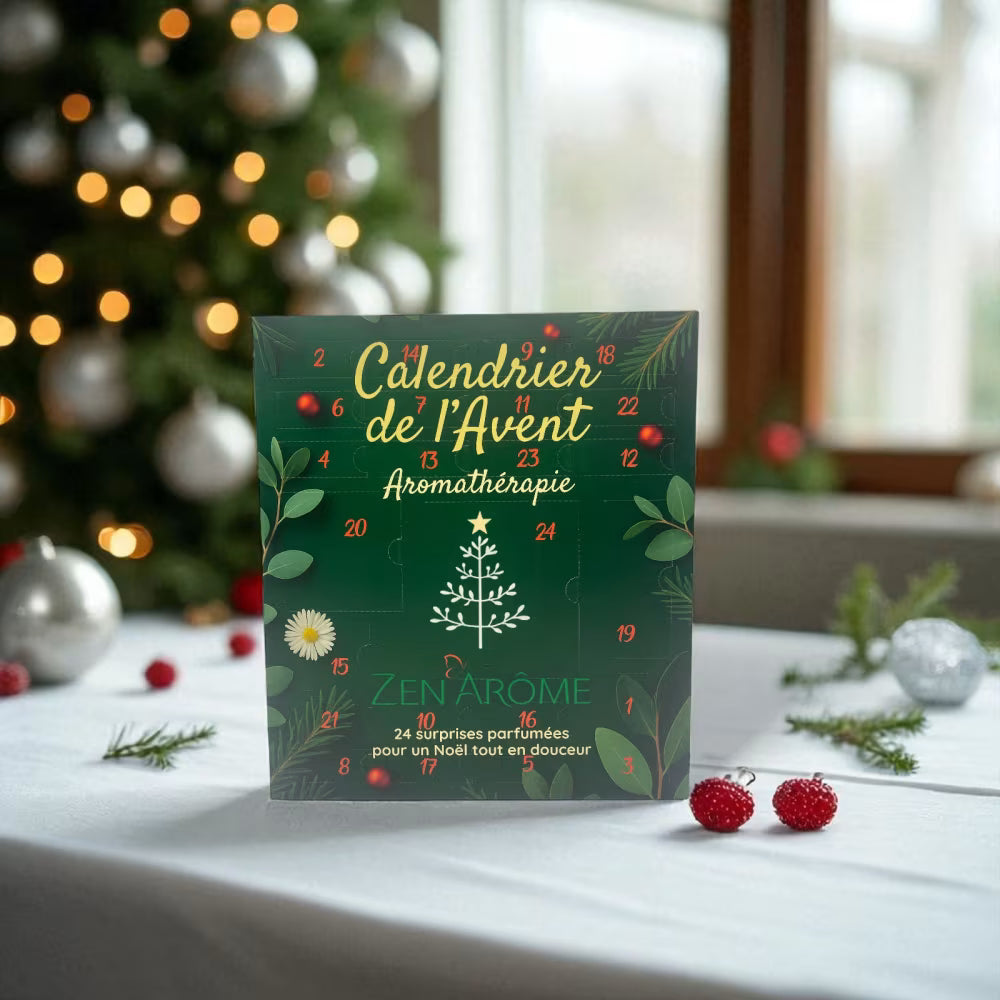 Calendrier de l’Avent Aromathérapie -  24 Jours de Bien-Être Naturel - Zen’Arôme