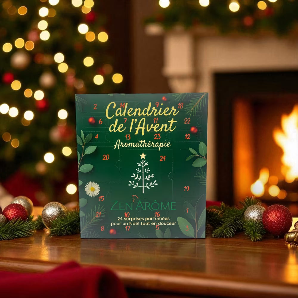 Calendrier de l’Avent Aromathérapie -  24 Jours de Bien-Être Naturel - Zen’Arôme