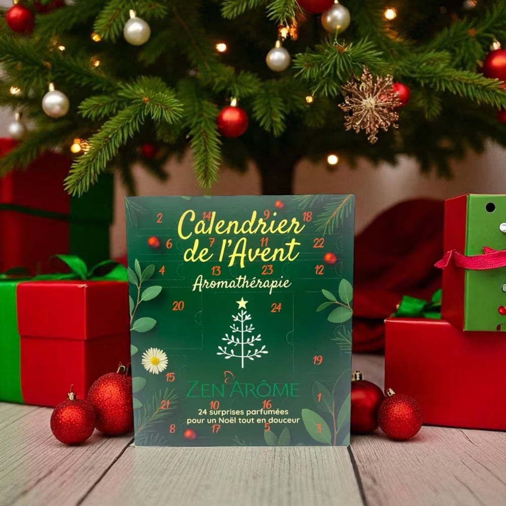 Calendrier de l’Avent Aromathérapie -  24 Jours de Bien-Être Naturel - Zen’Arôme