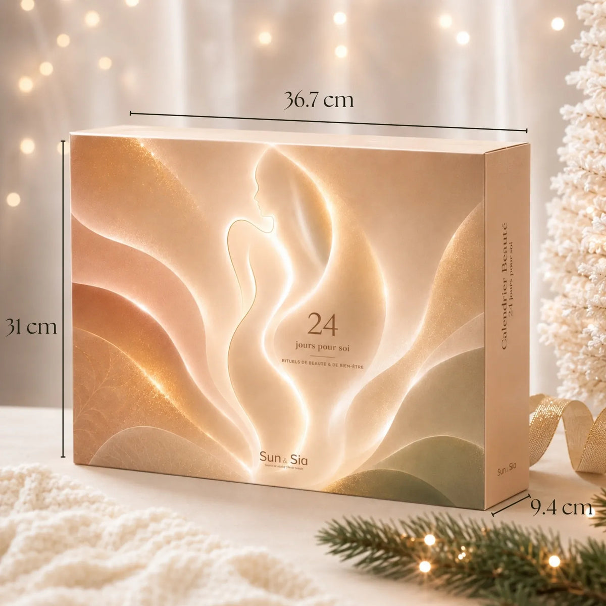 Calendrier de l'Avent Beauté Sun&Sia – 24 accessoires soin, cheveux et maquillage – photo 2