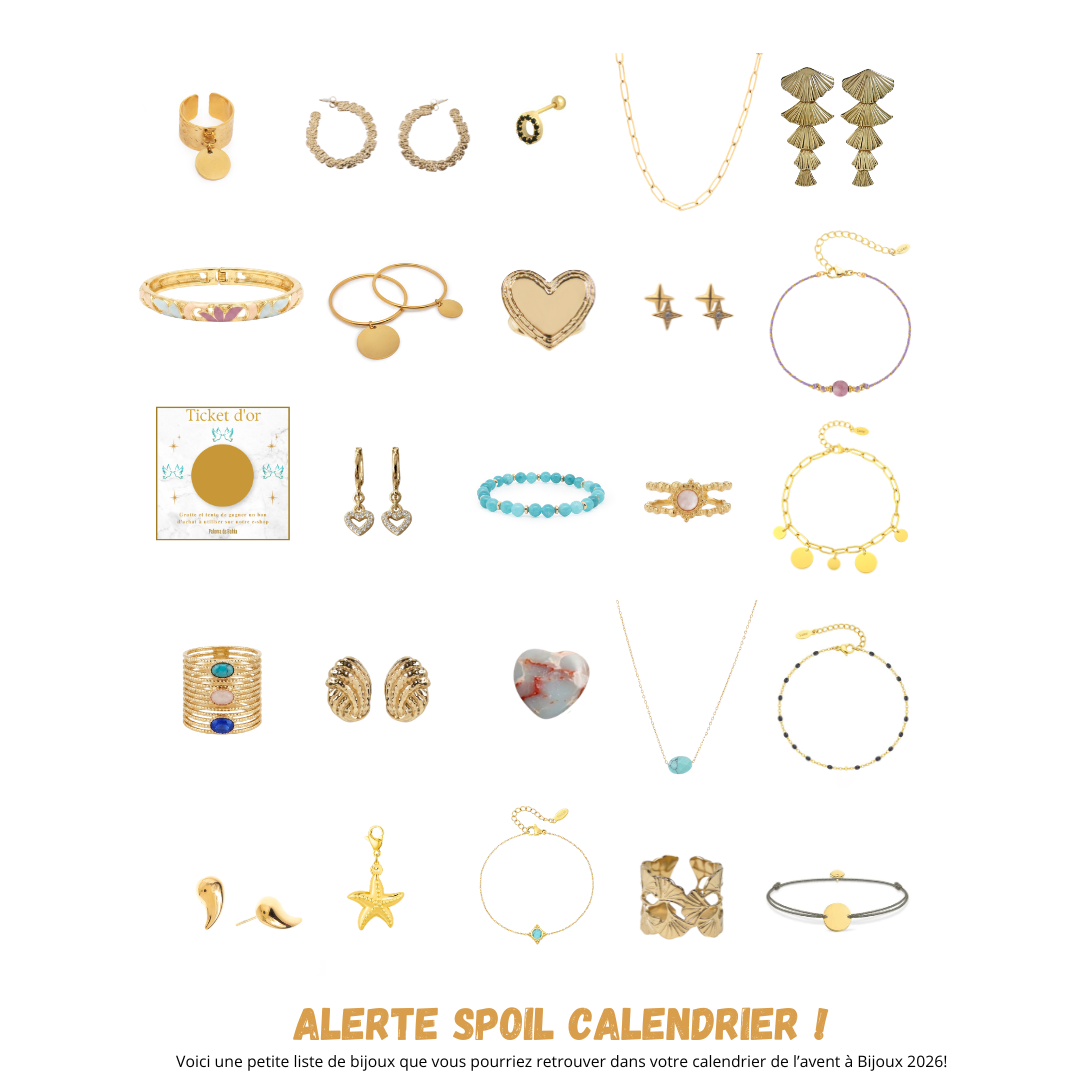 Calendrier de l'Avent Paloma de Bahia Deluxe 2026 – 24 bijoux dont 2 à graver