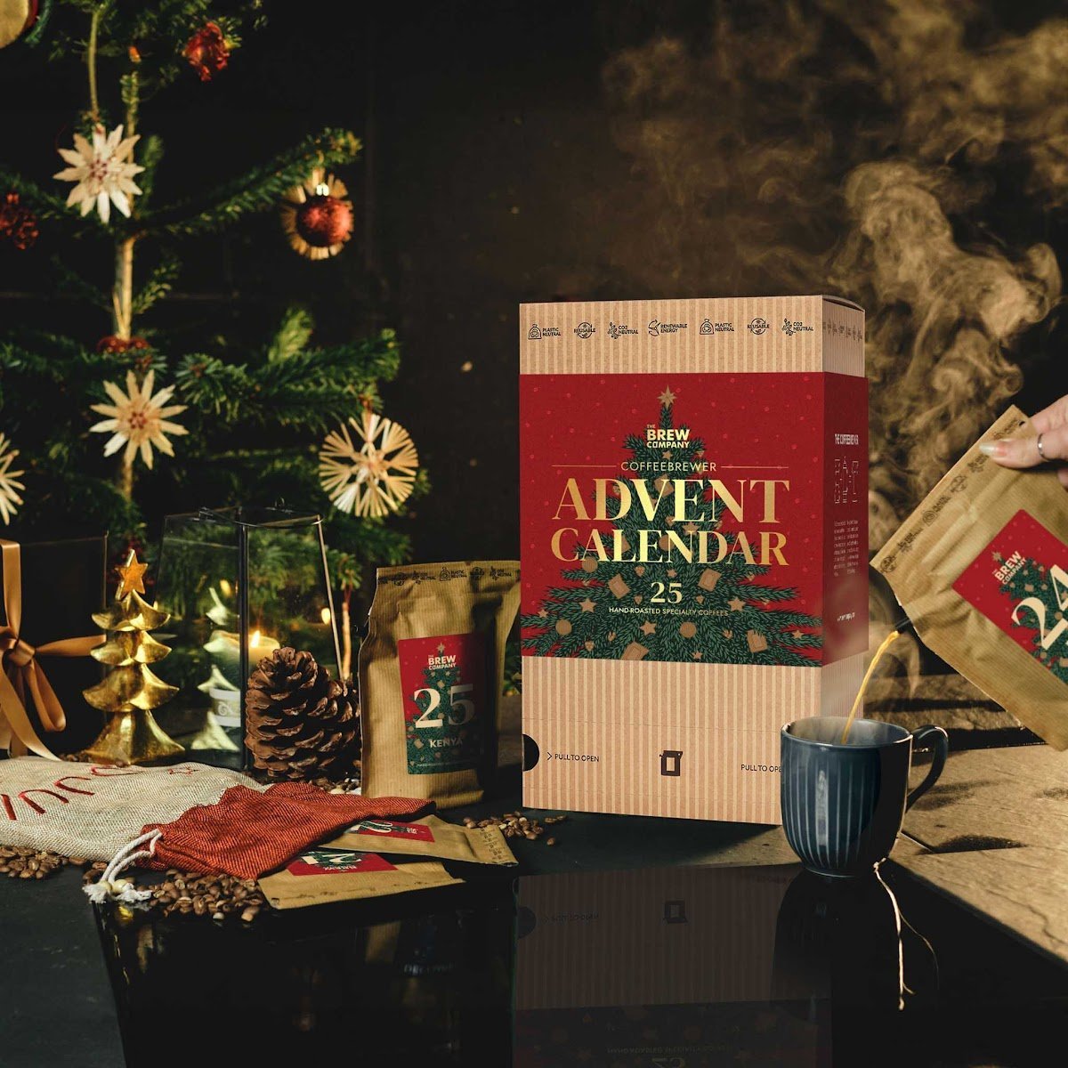 Calendrier de l’Avent Café Bio - 25 cafés du monde - The Brew Company