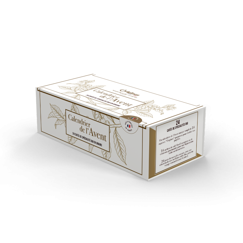Calendrier de l'Avent Origines Tea & Coffee – 24 cafés de spécialité bio en grains