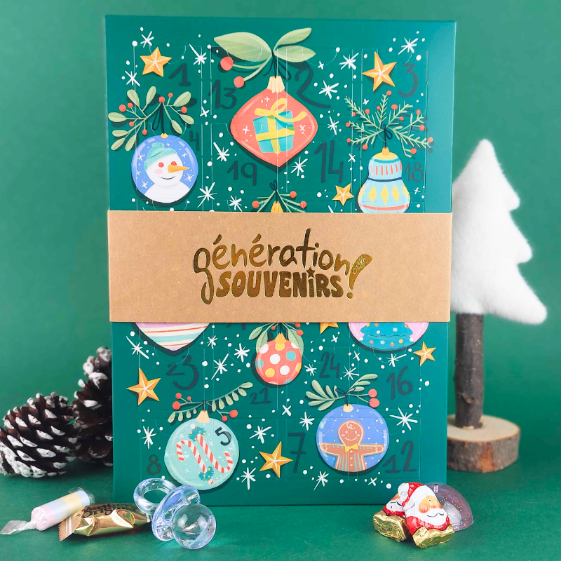 Calendrier de l’Avent Confiseries & Jouets Vintage 2025 - Génération Souvenirs