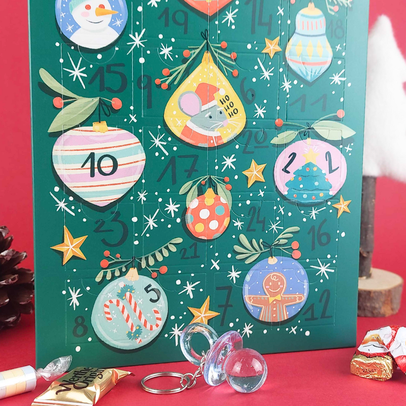 Calendrier de l’Avent Confiseries & Jouets Vintage 2025 - Génération Souvenirs