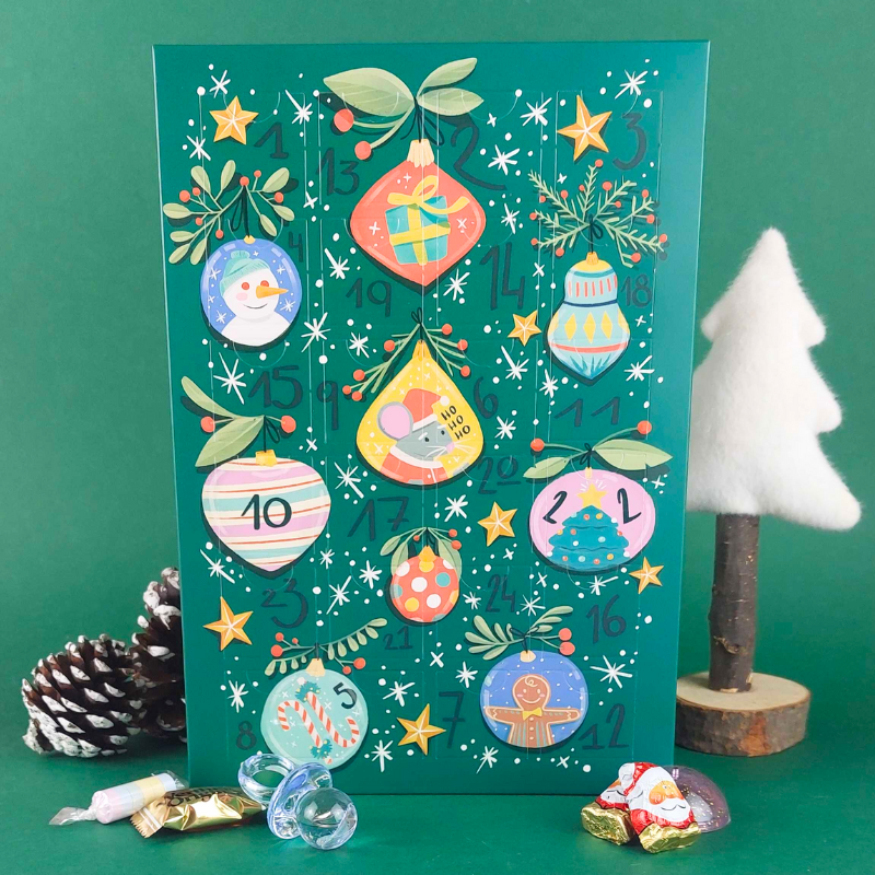 Calendrier de l’Avent Confiseries & Jouets Vintage 2025 - Génération Souvenirs