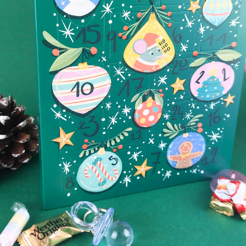 Calendrier de l’Avent Confiseries & Jouets Vintage 2025 - Génération Souvenirs
