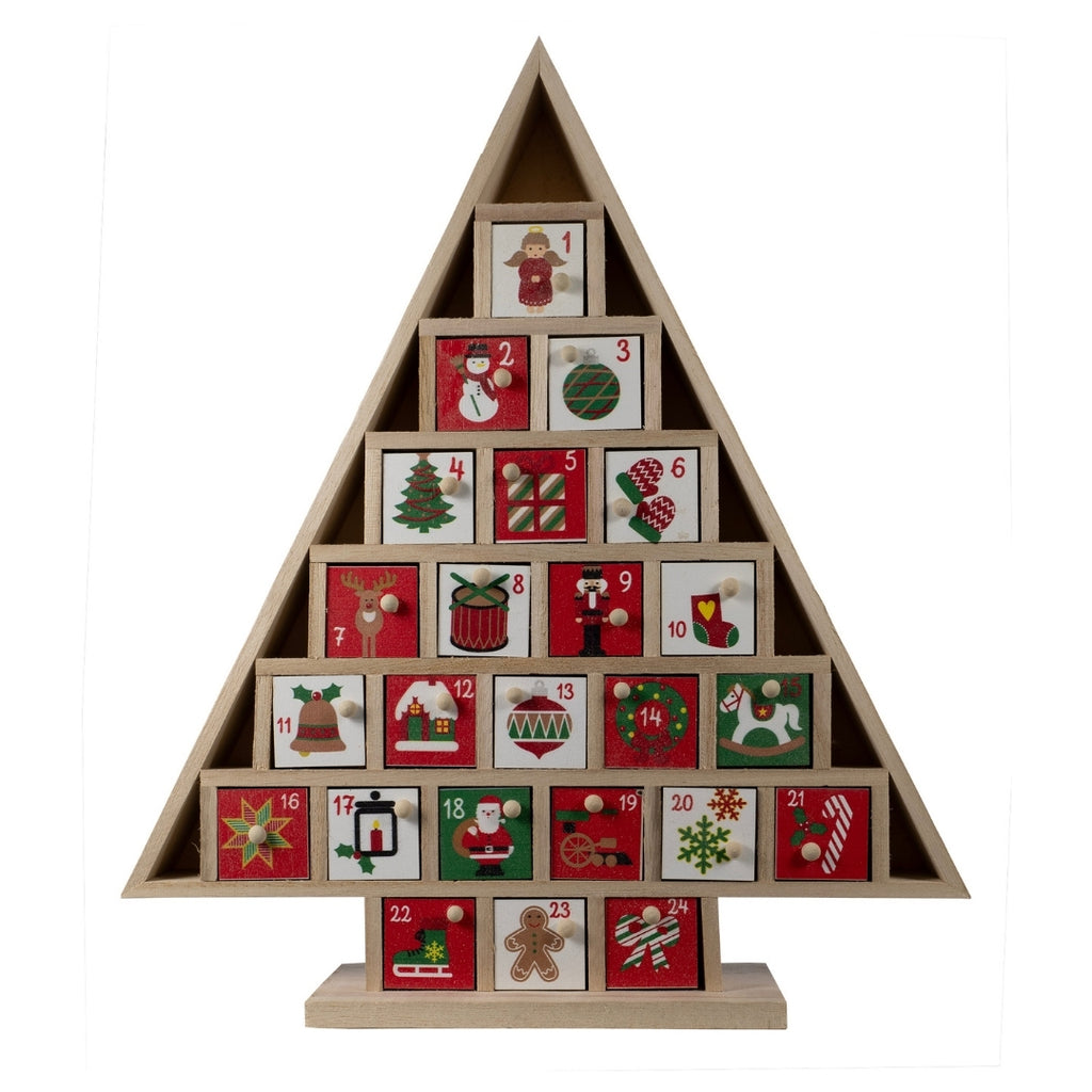 Calendrier de l’Avent Blachere Illumination à poser – sapin en bois à remplir
