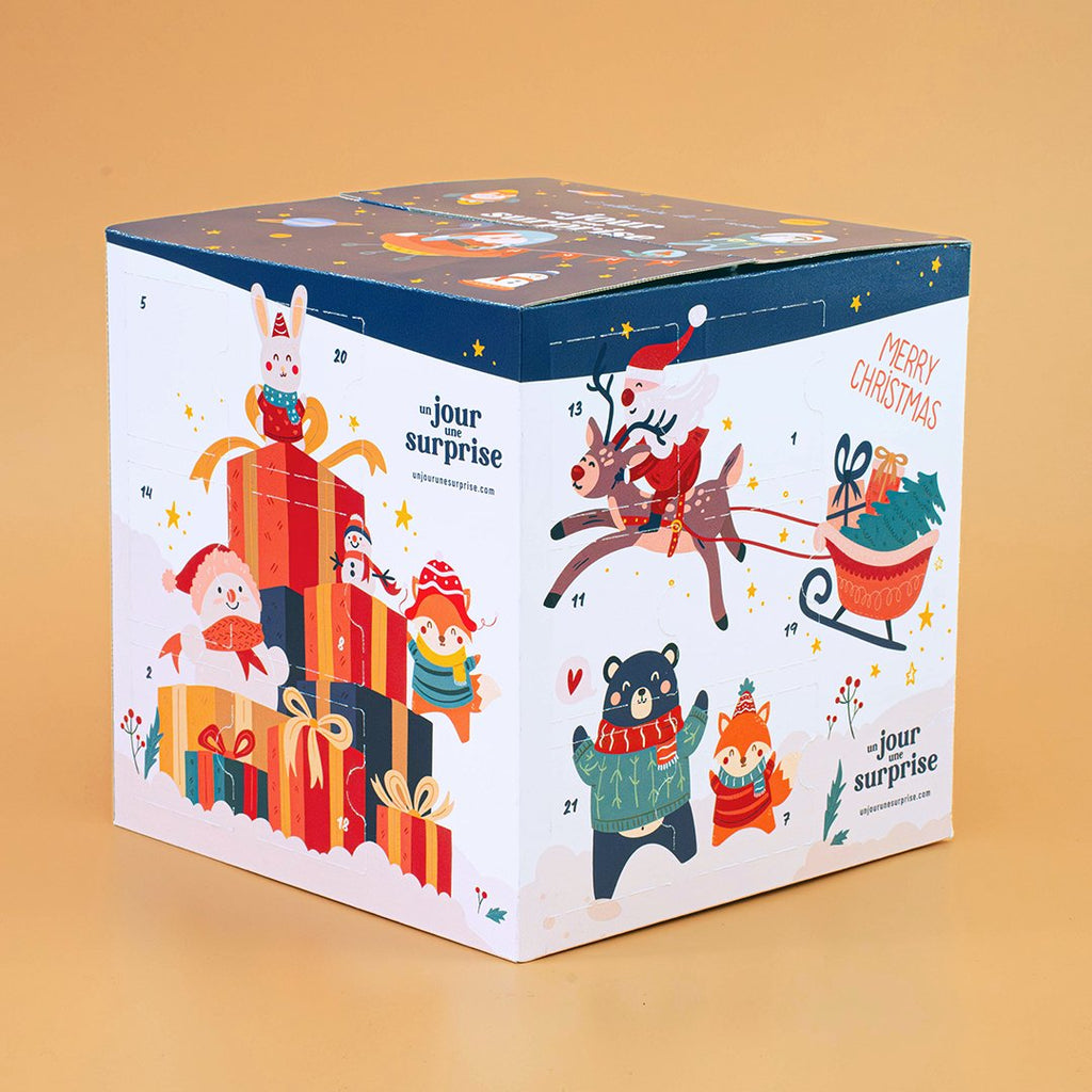 Calendrier de l'Avent enfant Un Jour Une Surprise 24 bonbons, jouets et activités