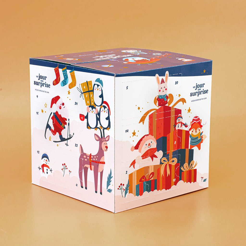 Calendrier de l'Avent enfant Un Jour Une Surprise 24 bonbons, jouets et activités