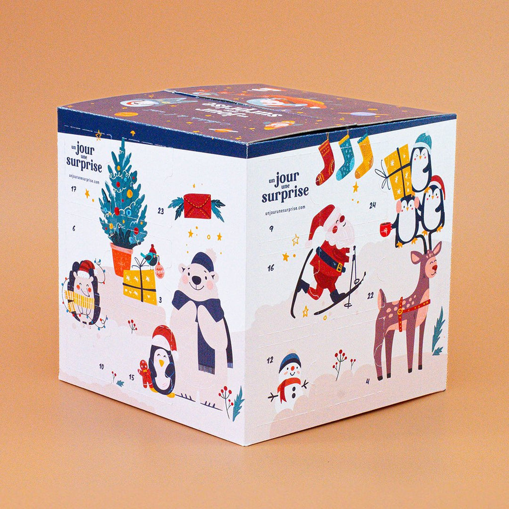 Calendrier de l'Avent enfant Un Jour Une Surprise 24 bonbons, jouets et activités