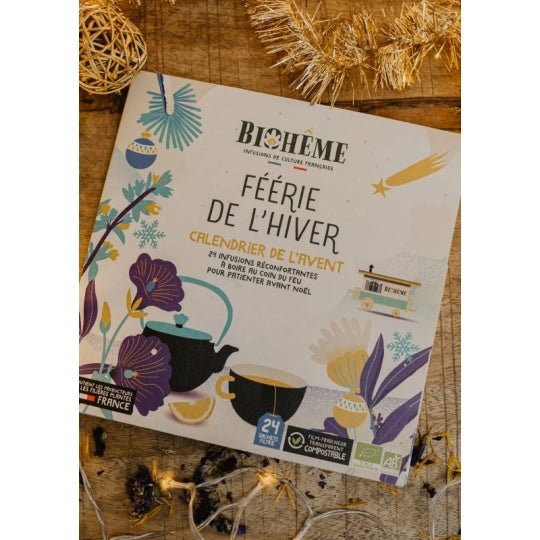Calendrier de l’Avent Infusions Bio – Féérie de l’Hiver Neige - Biohême