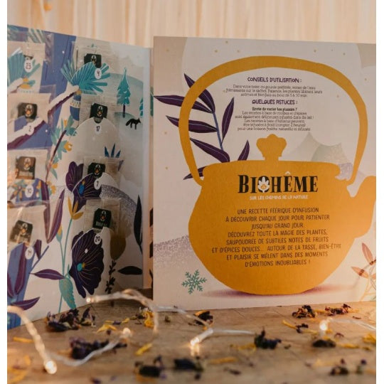 Calendrier de l’Avent Infusions Bio – Féérie de l’Hiver Neige - Biohême