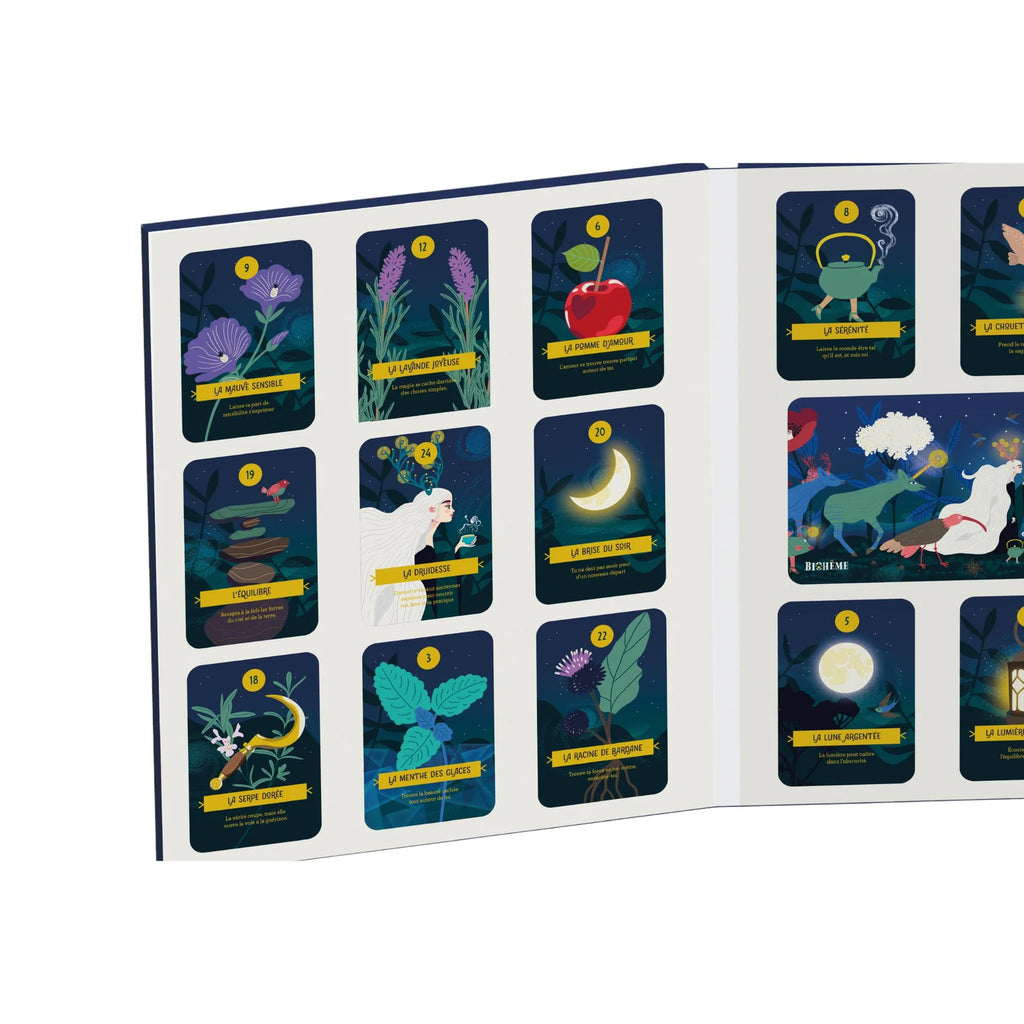 Calendrier de l'Avent Biohême – Infusions bio et cartes oracle de la nature