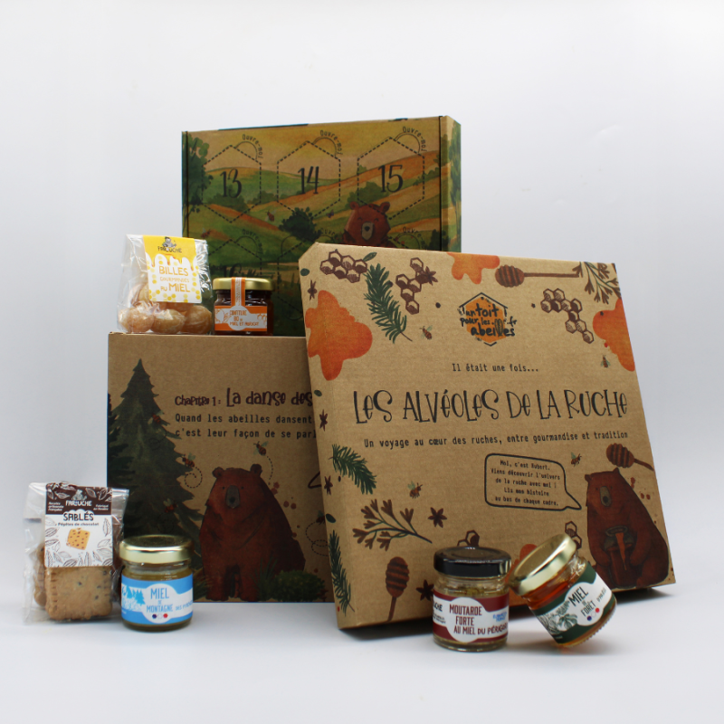 Calendrier de l'Avent Miel 2026 La Ruche Gourmande – Un Toit Pour Les Abeilles – photo 4