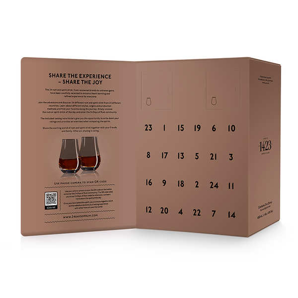 Calendrier de l'Avent Rhum 1423 – 24 Days of Rum Mocha Edition