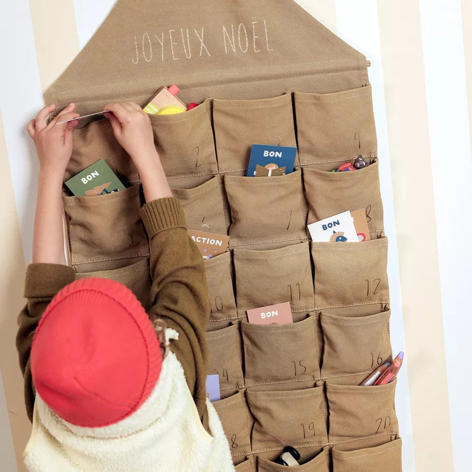 Calendrier de l’Avent en tissu personnalisé Désiré – Petit Picotin