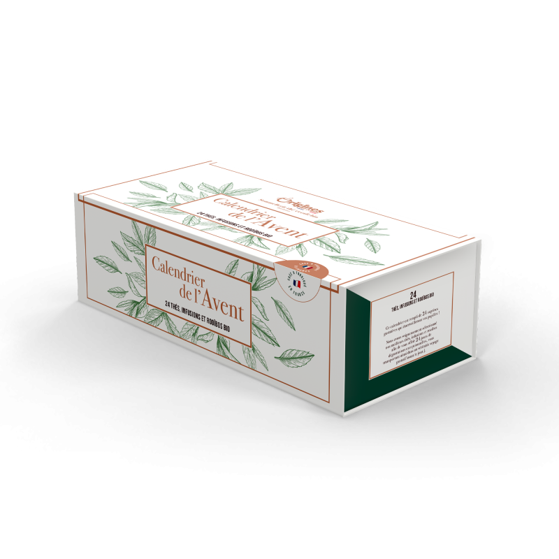 Calendrier de l'Avent Origines Tea & Coffee – Thés et infusions bio, 240 tasses – photo 1