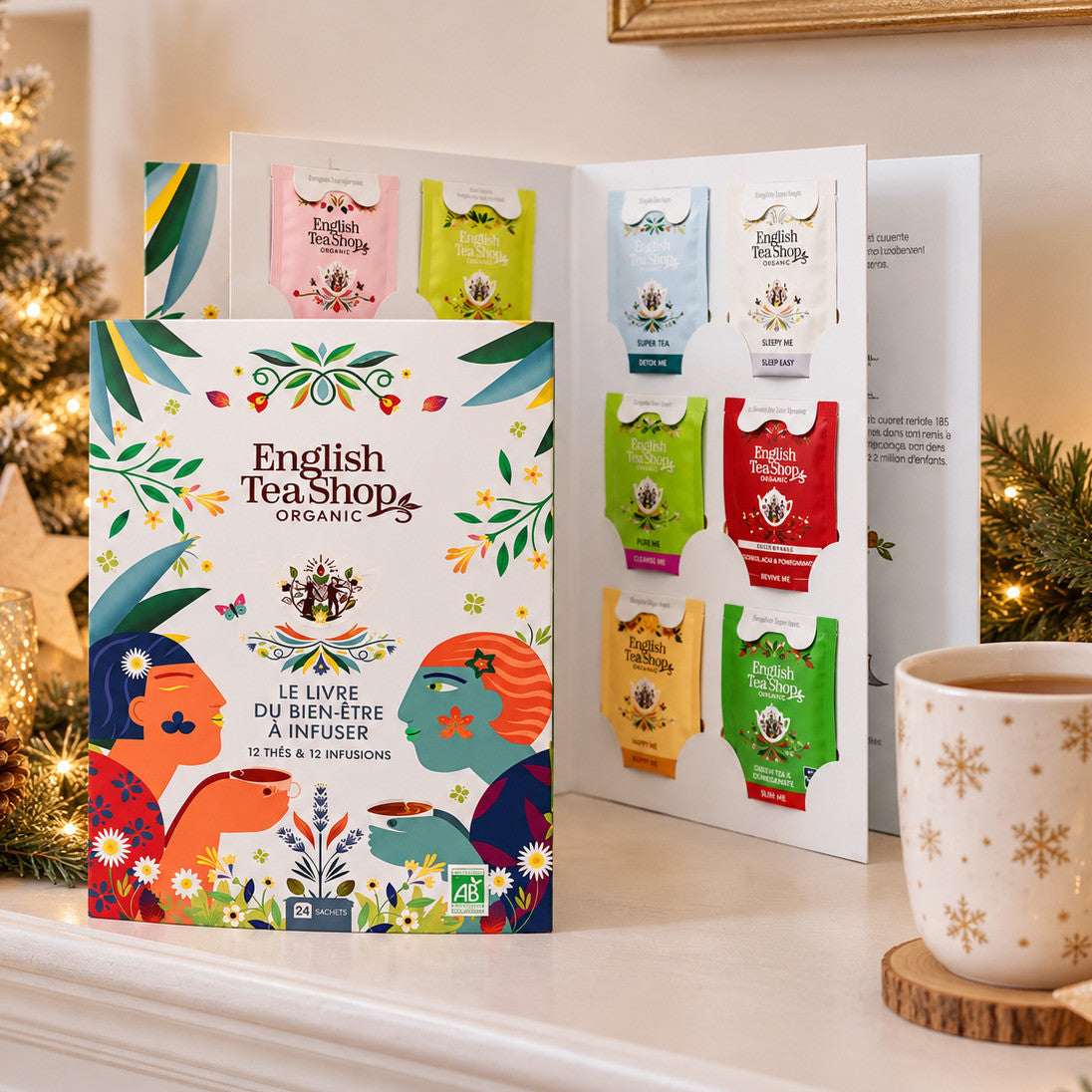Calendrier de l'Avent English Tea Shop Bien-Être 24 thés et infusions bio