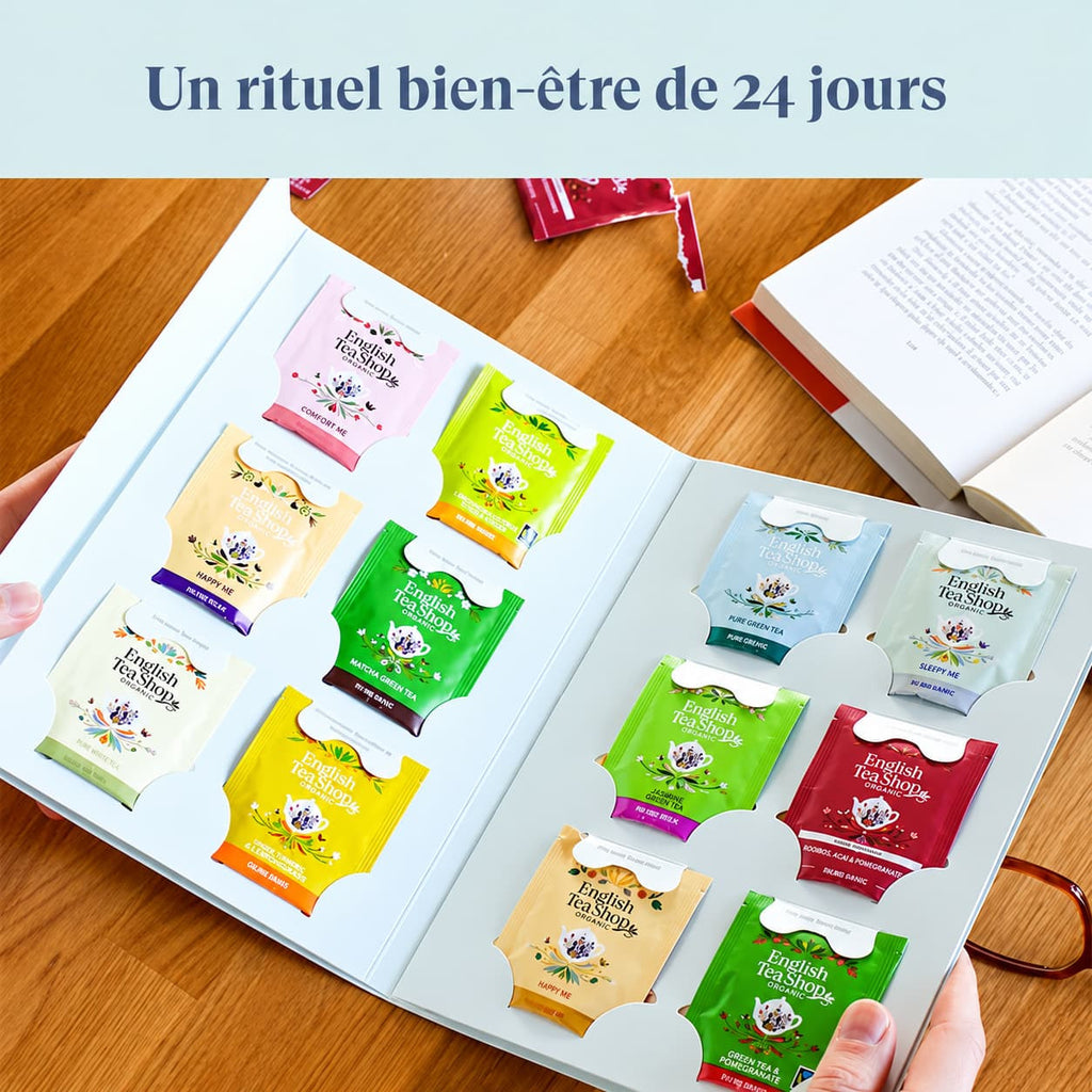 Calendrier de l'Avent English Tea Shop Bien-Être 24 thés et infusions bio – photo 6