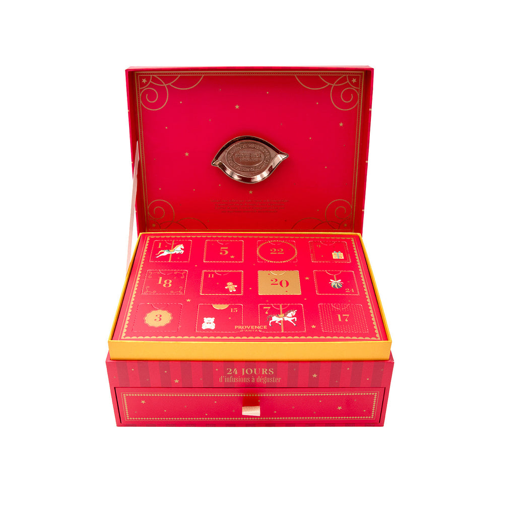 Calendrier de l'Avent Provence d'Antan – 24 infusions bio, coffret carrousel
