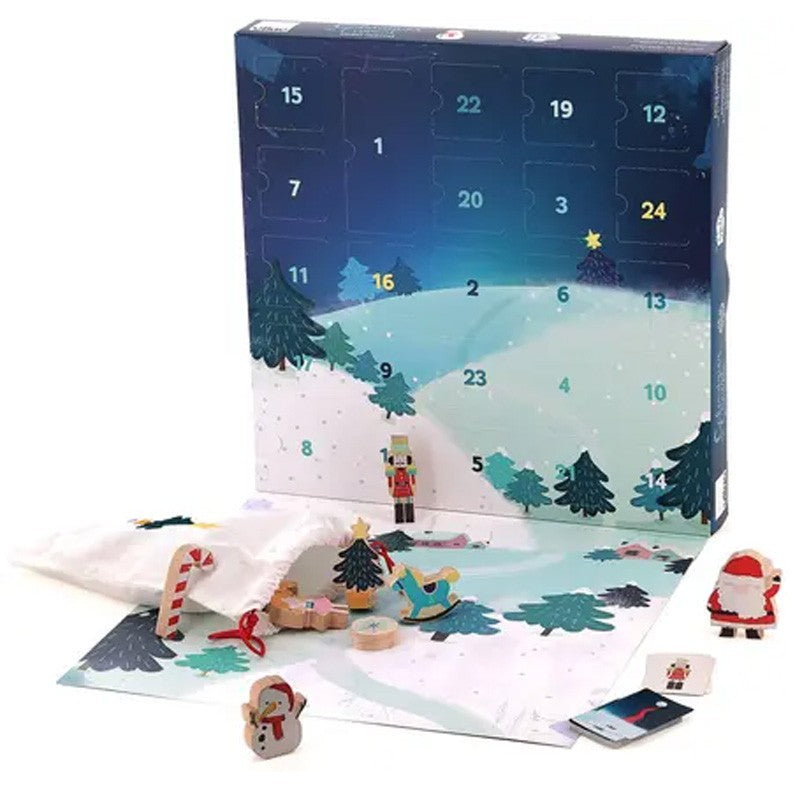 Calendrier de l'Avent Vilac Touche et trouve en bois
