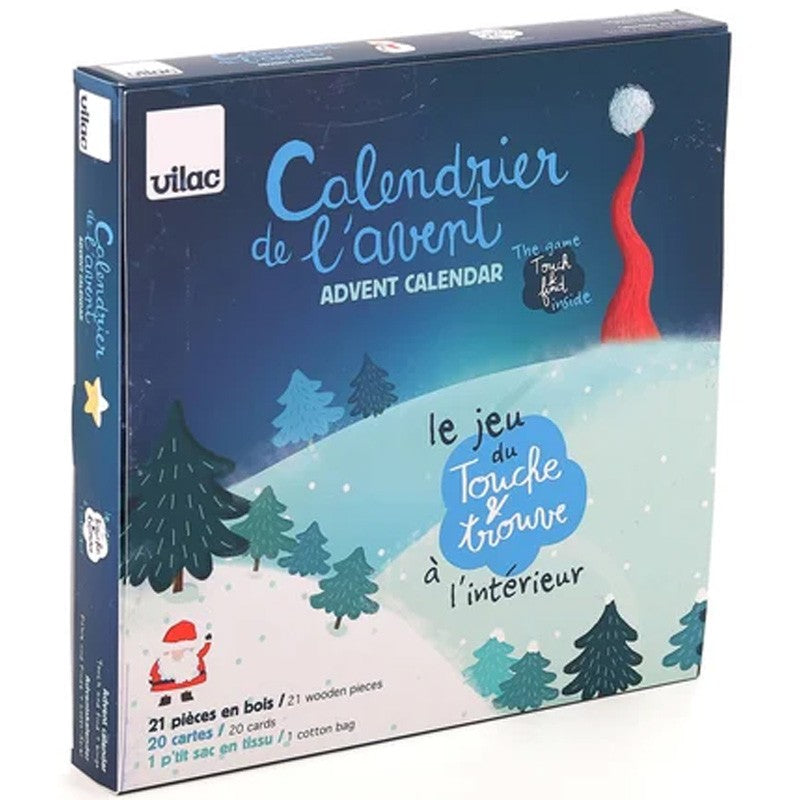 Calendrier de l'Avent Vilac Touche et trouve en bois