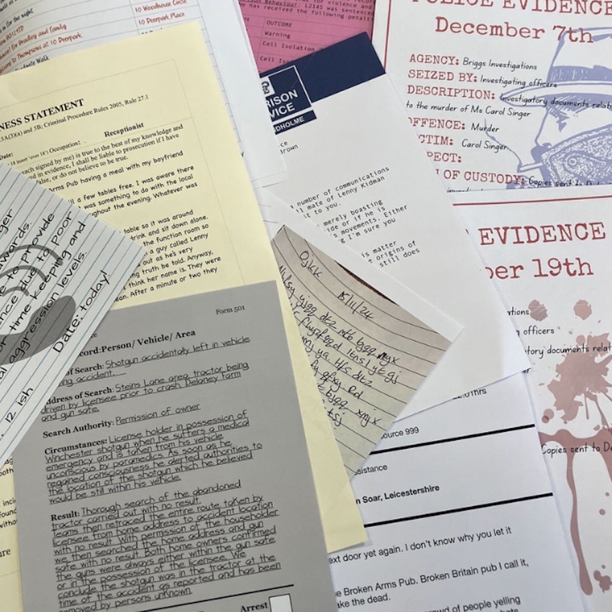 Calendrier de l’Avent Enquête policière 2026 – Who Killed Carol Singer ? (Cold Case) – photo 5