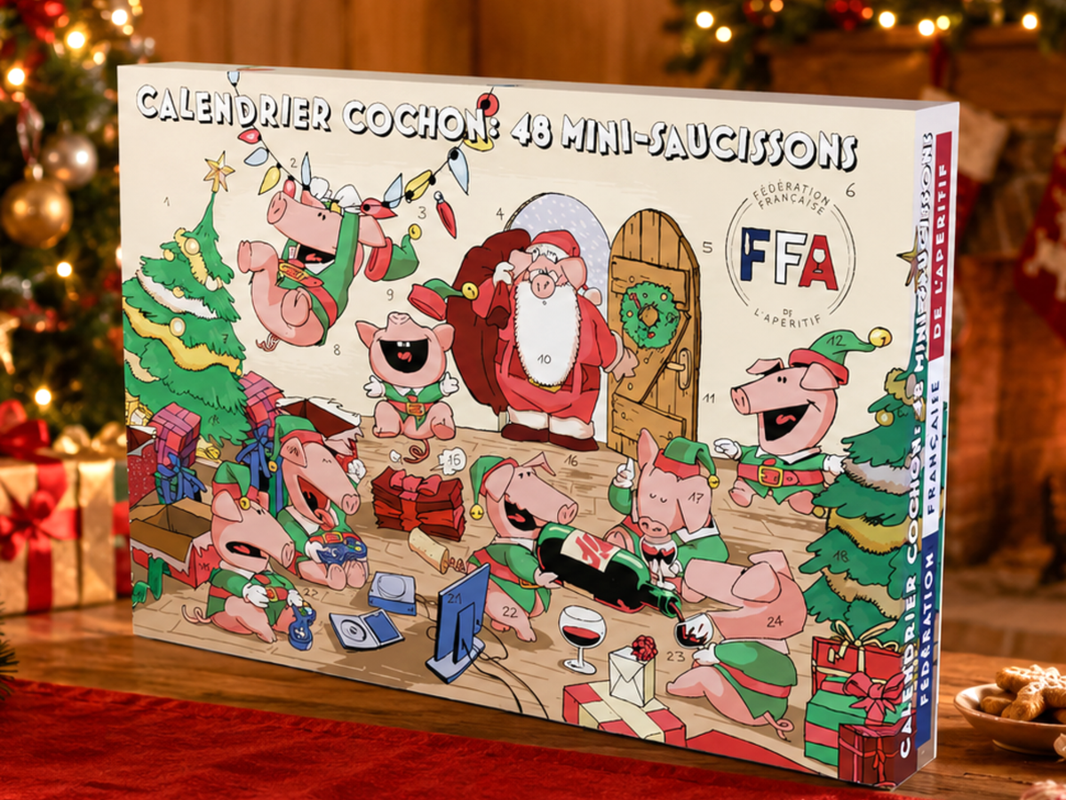 Calendrier de l'Avent Cochon 2026 mini-saucissons