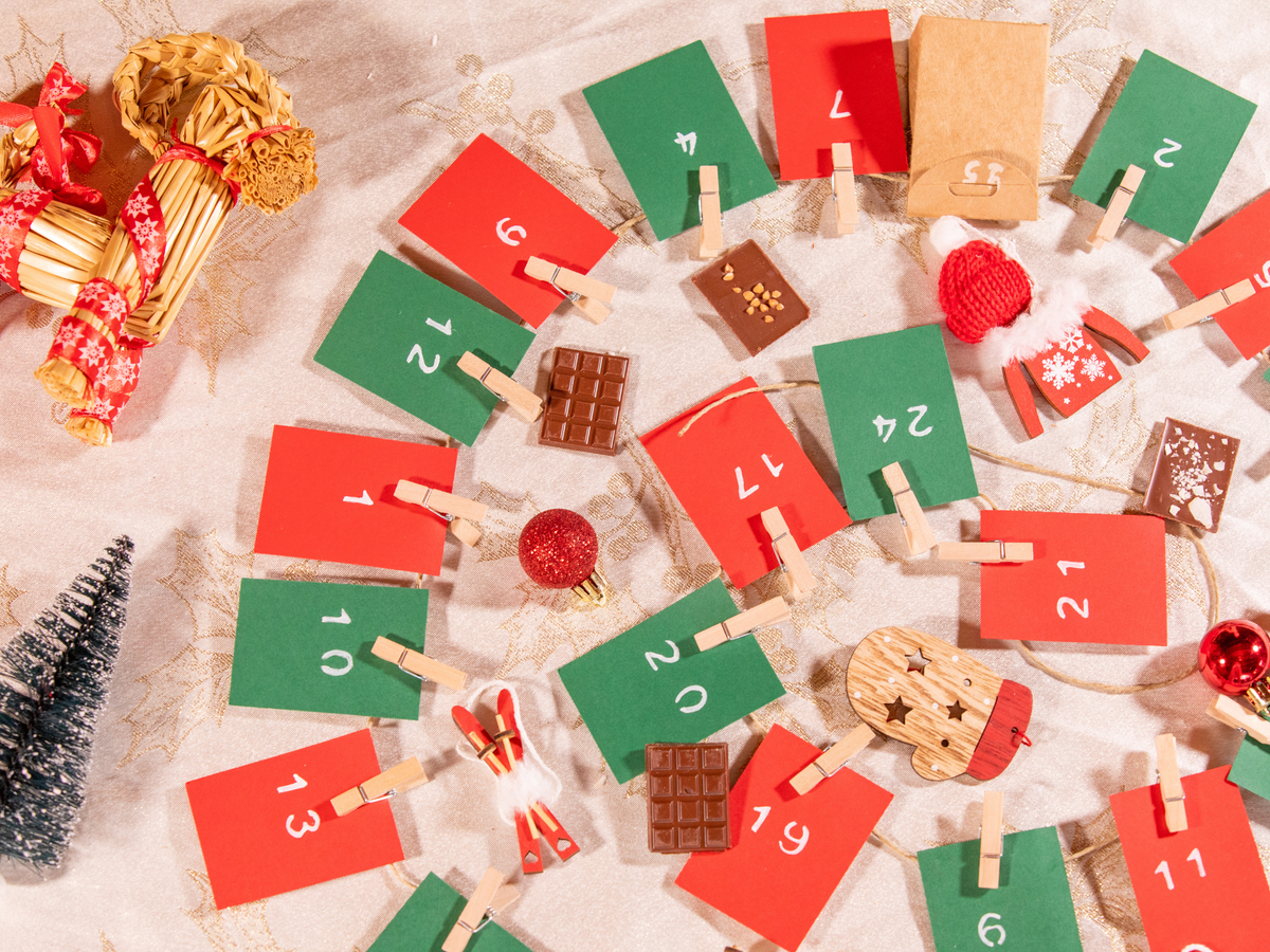 Calendrier de l'Avent Chocolat Bio 2026 Mon Jardin Chocolaté