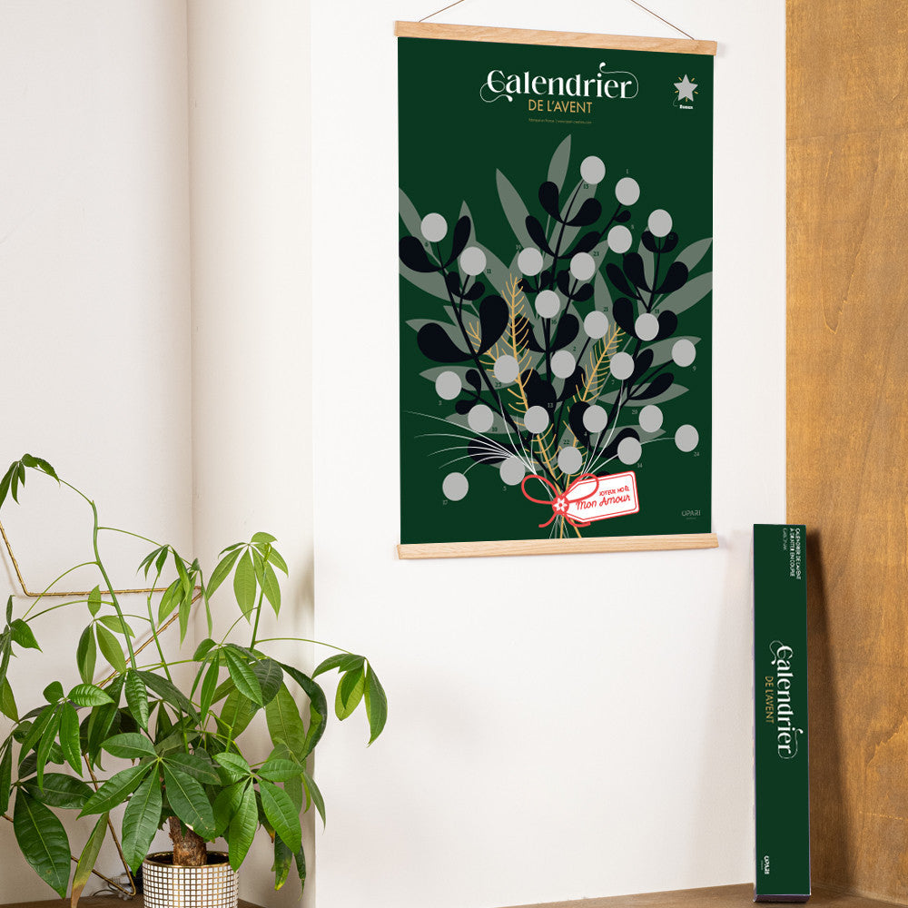 Calendrier de l'Avent à Gratter en Couple - Calendrier de L'Avent