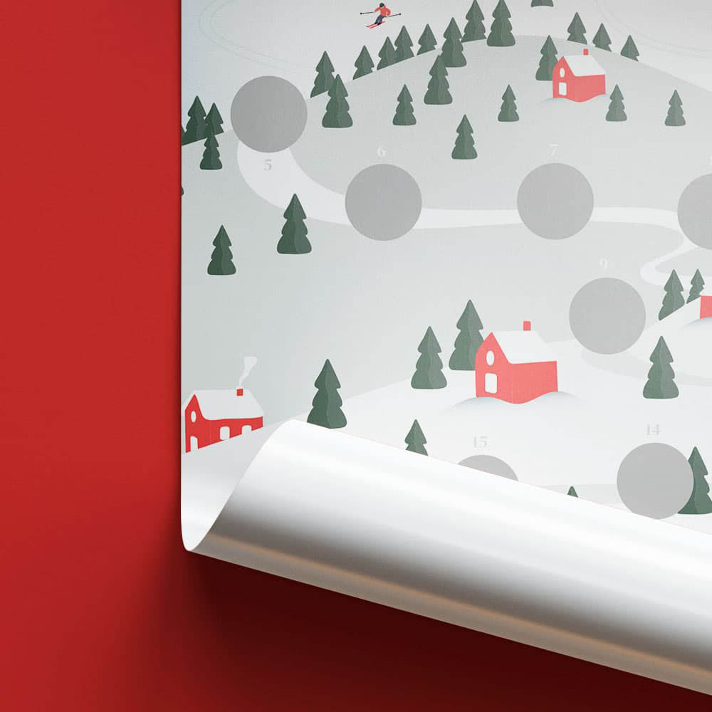 Calendrier de l'Avent à Gratter en Famille - Calendrier de L'Avent