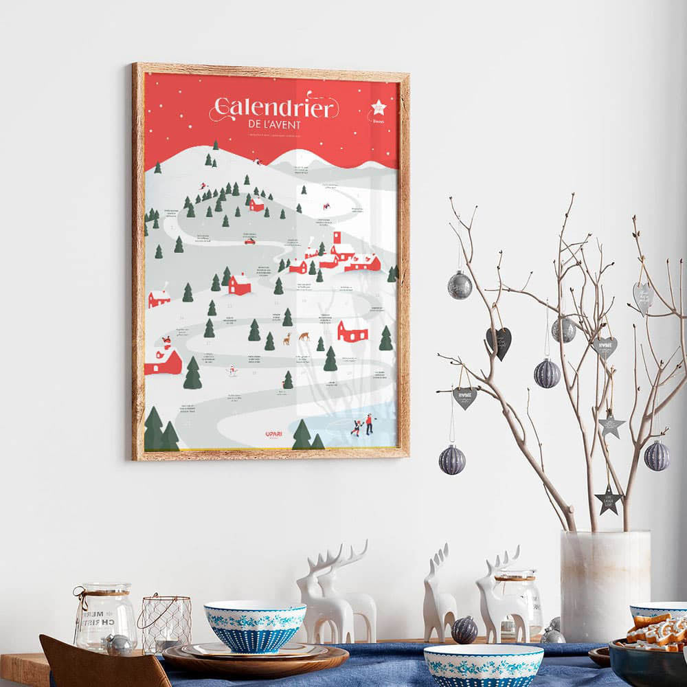 Calendrier de l'Avent à Gratter en Famille - Calendrier de L'Avent