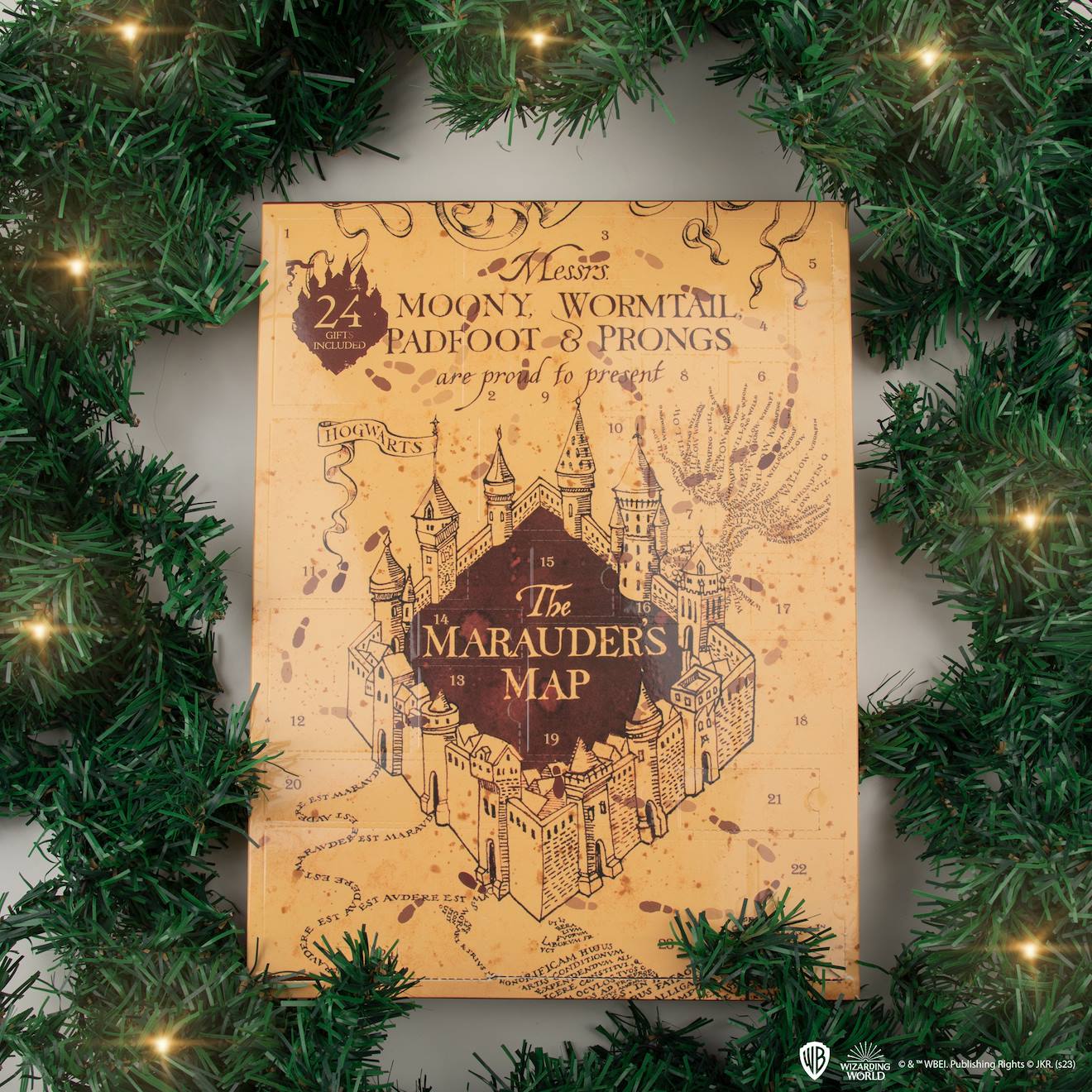 Calendrier de L'avent Carte du Maraudeur - Harry Potter Beige