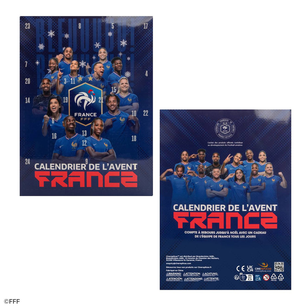 Calendrier de L'avent Équipe de France de Football 2025 Bleu