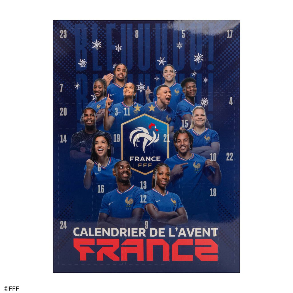 Calendrier de L'avent Équipe de France de Football 2025 Bleu