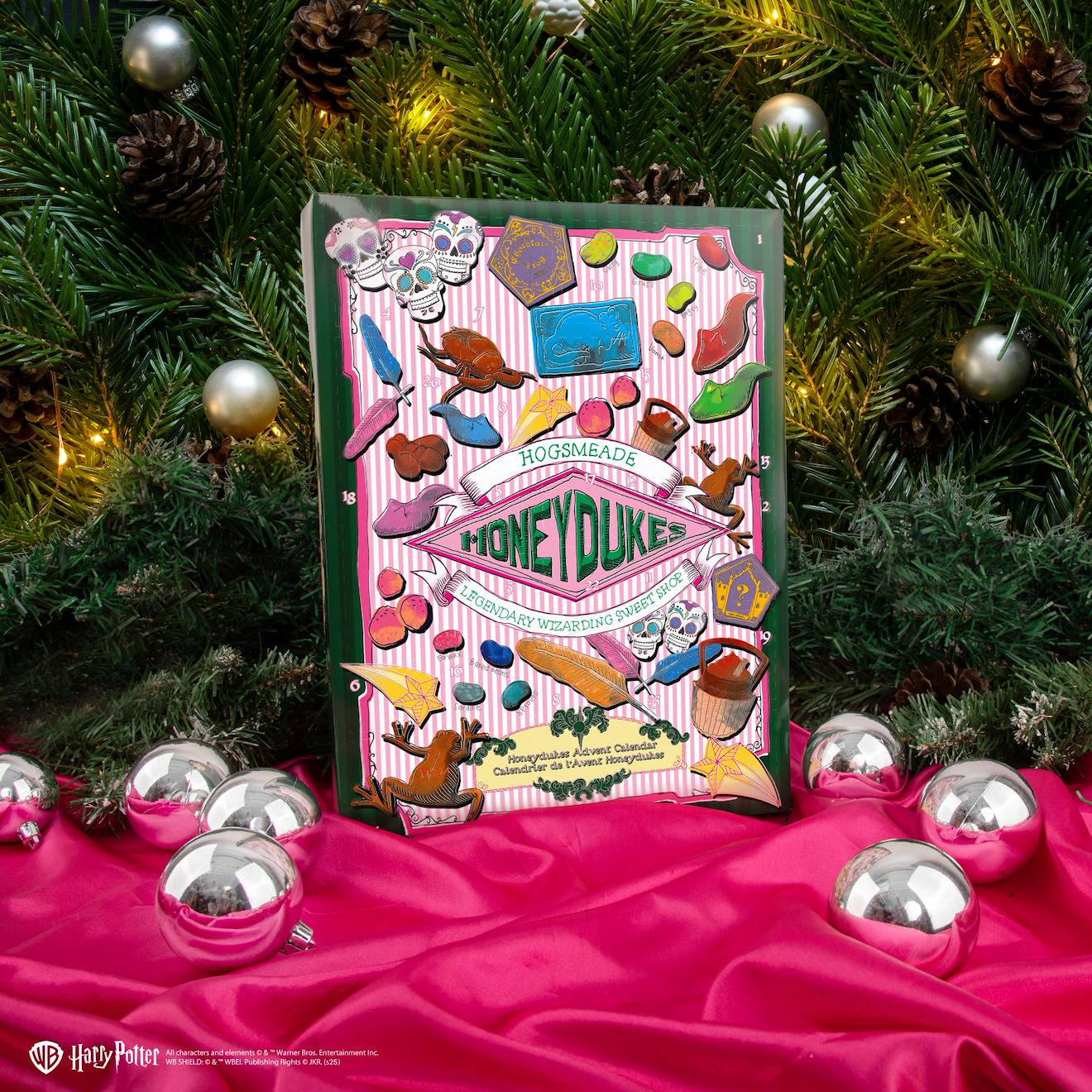 Calendrier de L'avent Honeydukes - Harry Potter Rose