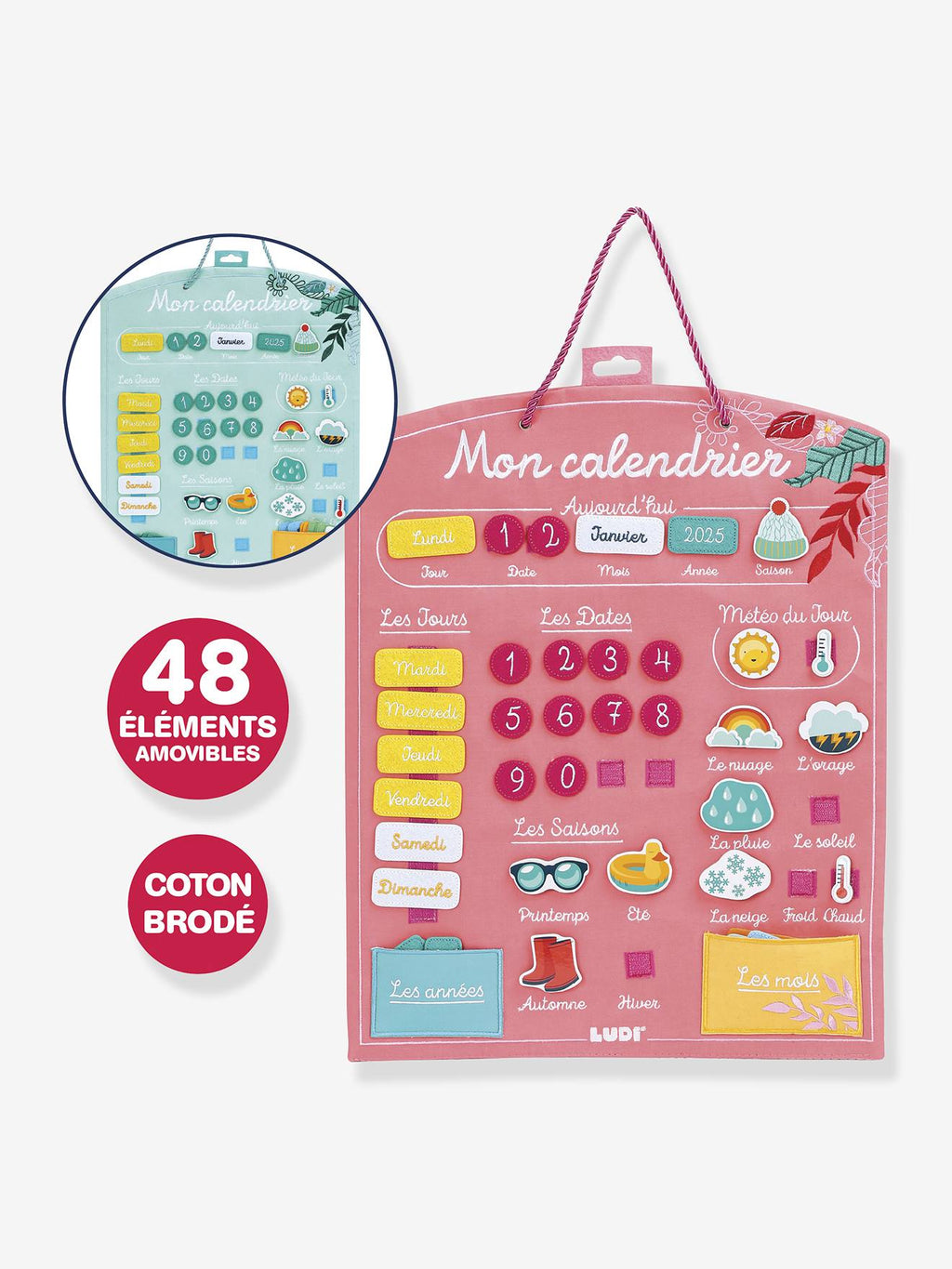Calendrier corail