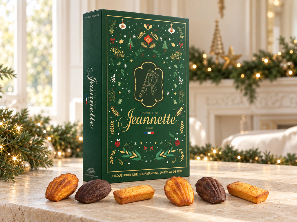 Calendrier de l'Avent Madeleines et Douceurs Artisanales Biscuiterie Jeannette 2026