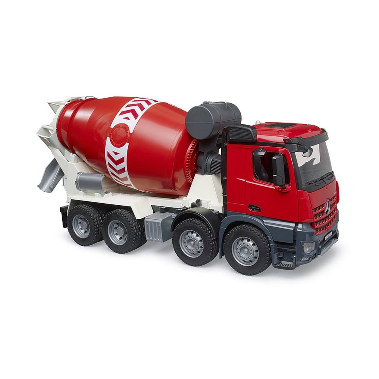 Camion-bétonnière mb arocs rouge