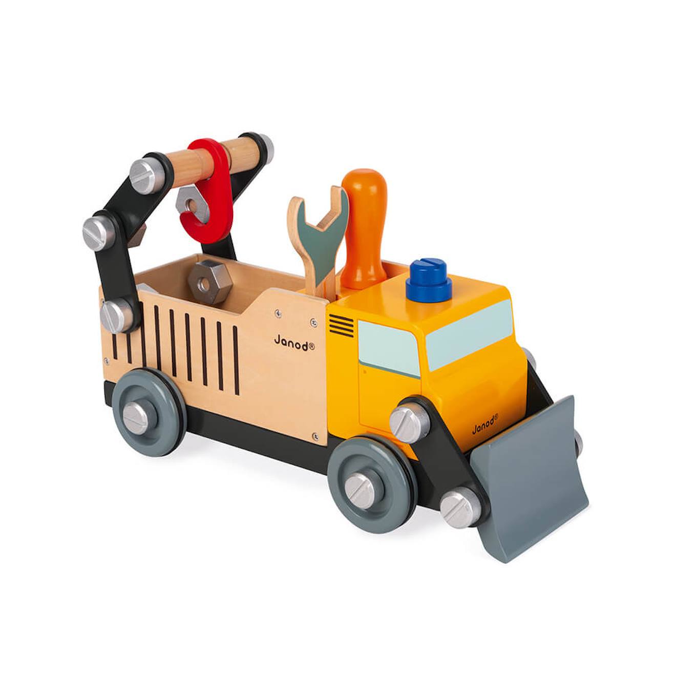 Camion de chantier brico'kids jaune