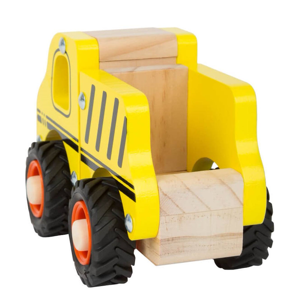 Camion de chantier beige